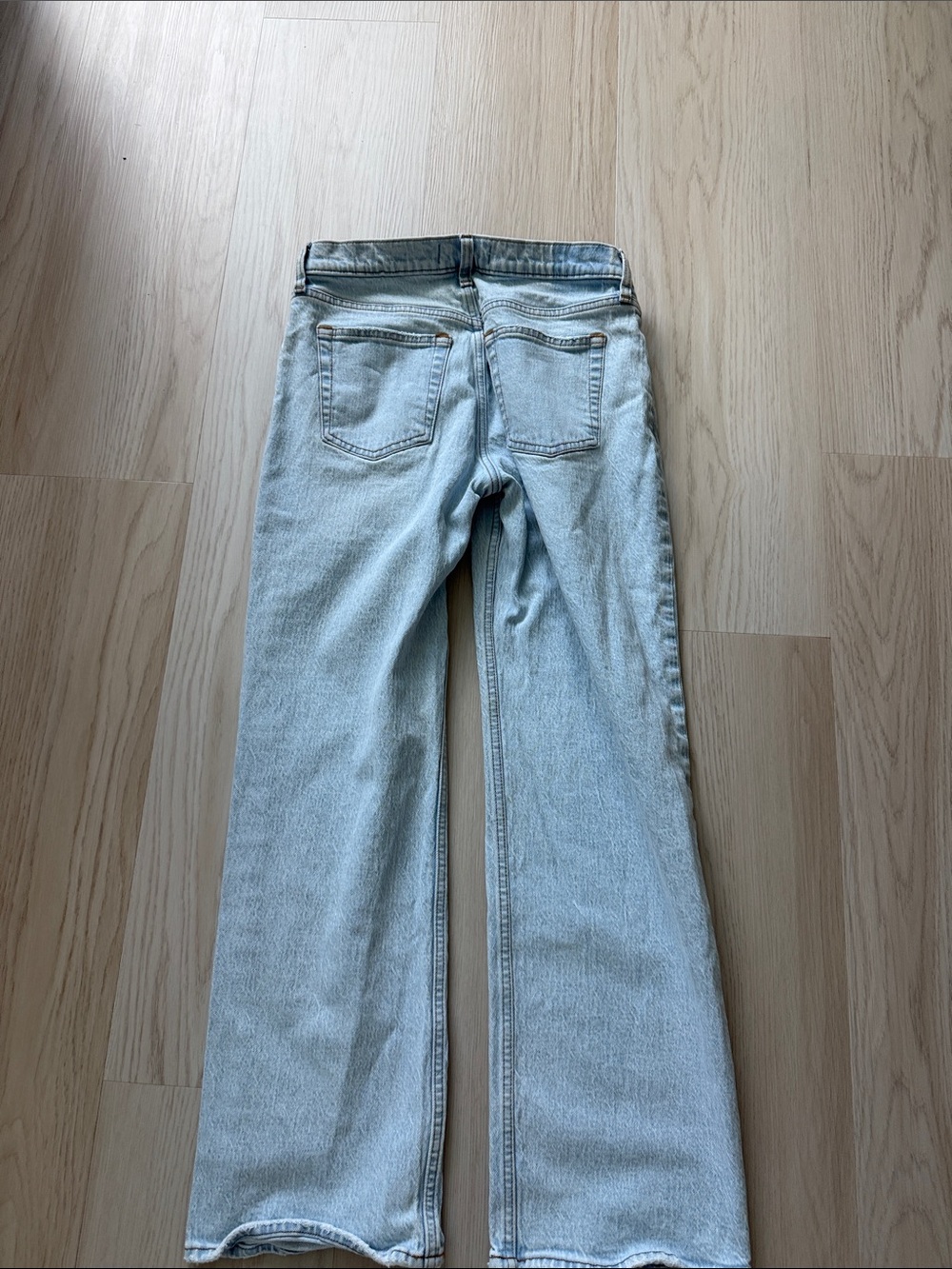 The baggy Low rise Abercrombie Straight Leg Jeans 26 - Picture 3 of 3
